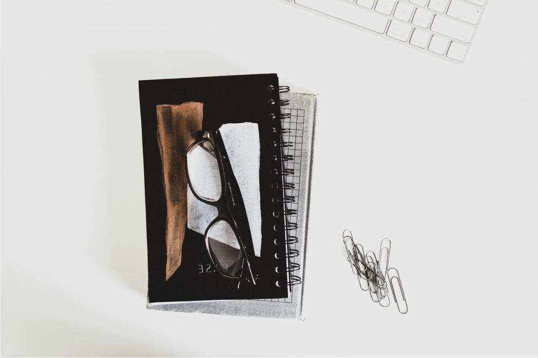 Notebook closeup